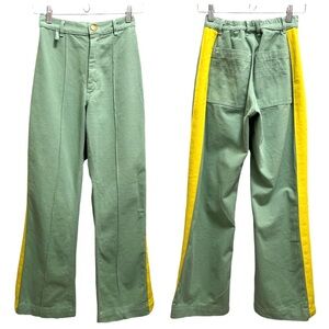 Big Bud Press Western Pants Stripe High Rise Green Size XS